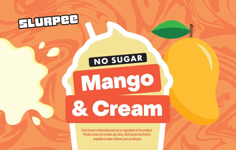 Slurpee No Sugar Mango & Cream