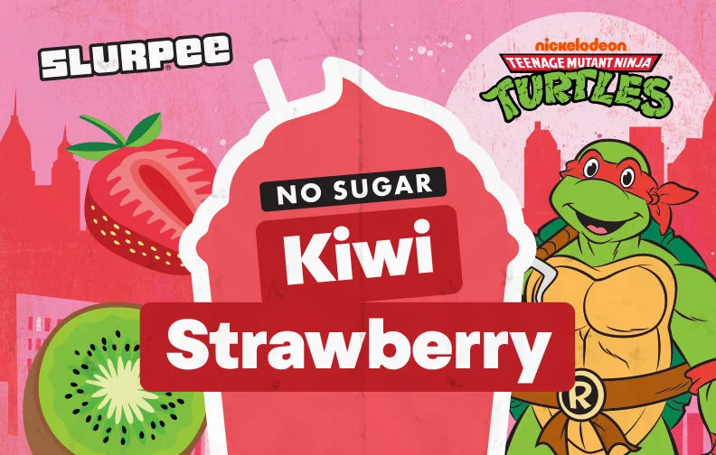 Slurpee No Sugar Kiwi Strawberry