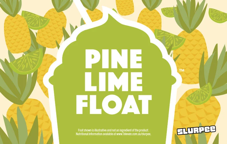 Slurpee Pine Lime Float