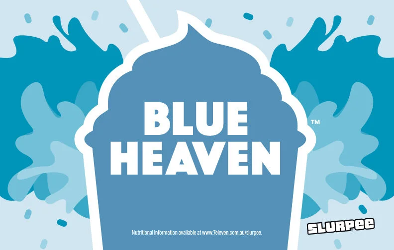 7-Eleven Slurpee Blue Heaven Flavour