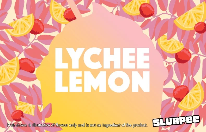 7-Eleven Slurpee Lychee Lemon Flavour