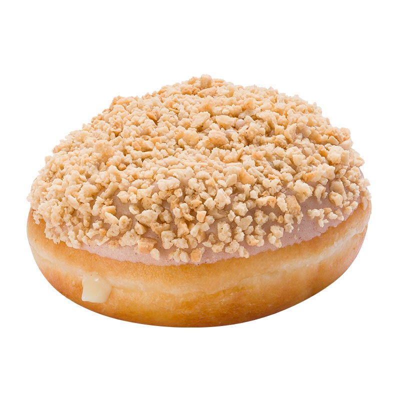 Apple Custard Crumble Doughnut