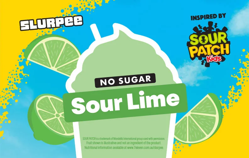 Slurpee No Sugar Sour Lime