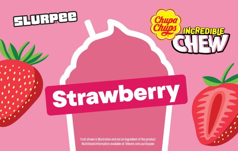 7-Eleven Slurpee Strawberry Flavour