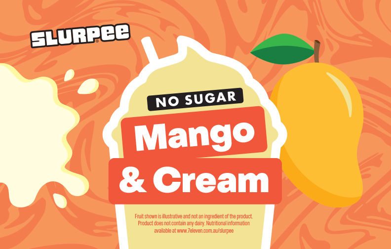 Slurpee No Sugar Mango & Cream