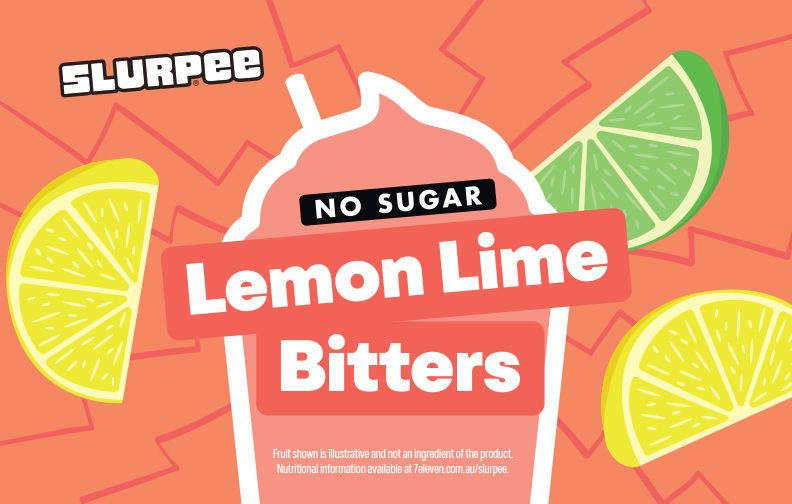 Slurpee No Sugar Lemon Lime & Bitters