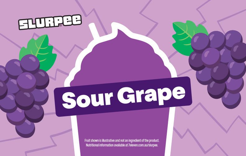 7-Eleven Slurpee Sour Grape
