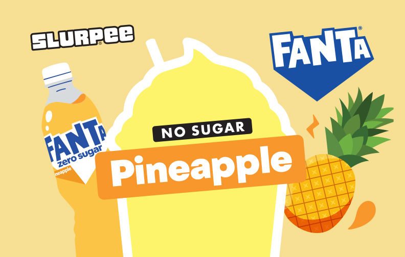 Slurpee No Sugar Pineapple