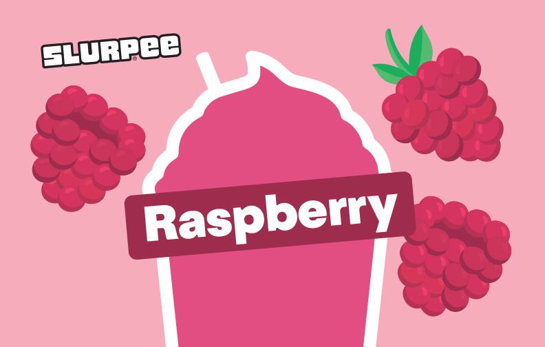 7-Eleven Slurpee Raspberry Flavour