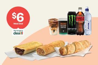 $6 Meal Deal. Select an eligible hot food item and a drink