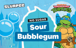 Slurpee No Sugar Sour Bubblegum