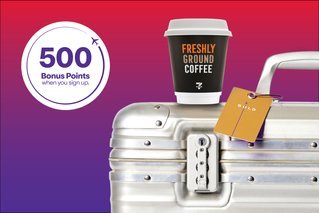 Velocity frequent flyer. Bonus 500 Points when you sign up.